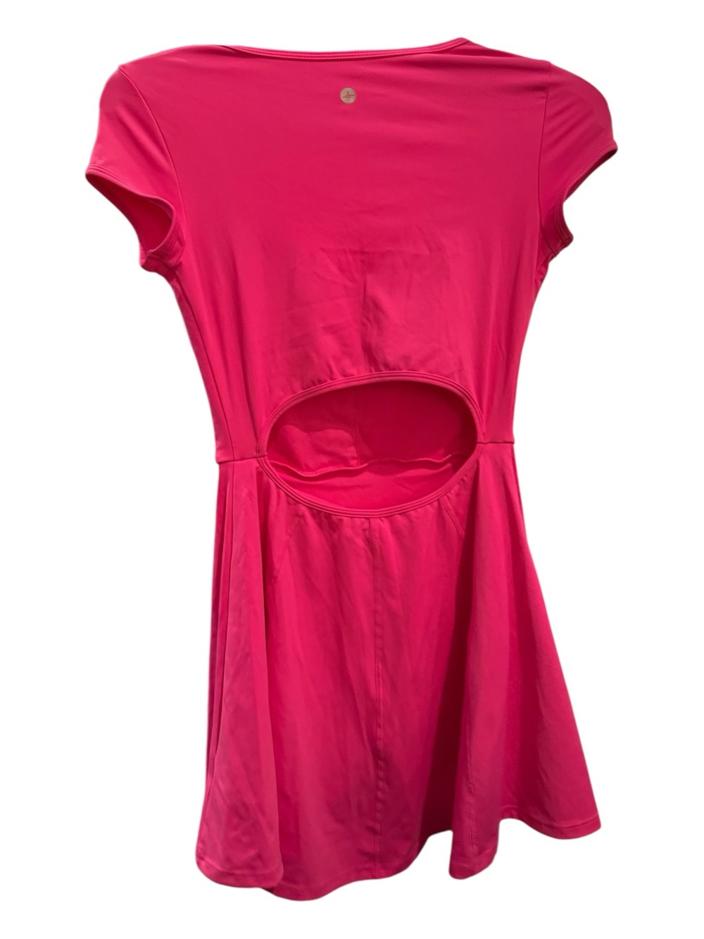 Halara Hot Pink Cutout Active Dress Athletic Tennis Mini Dress Barbiecore XS - Picture 2 of 6
